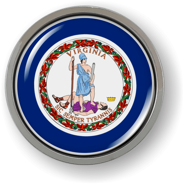 Virginia - State Flag Emblem
